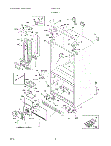 07 - Cabinet parts for Frigidaire Refrigerator FFHB2740PP2 from AppliancePartsPros.com