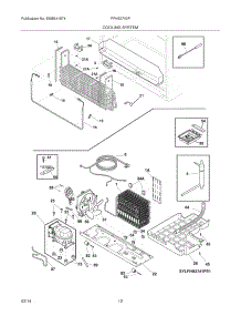 11 - Cooling System parts for Frigidaire Refrigerator FFHB2740PP3 from AppliancePartsPros.com