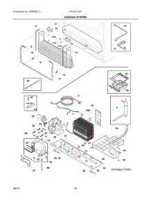 06 - Cooling System parts for Frigidaire Refrigerator FFHB2740PP6A from AppliancePartsPros.com