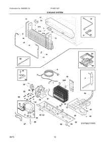 06 - Cooling System parts for Frigidaire Refrigerator FFHB2740PP8A from AppliancePartsPros.com