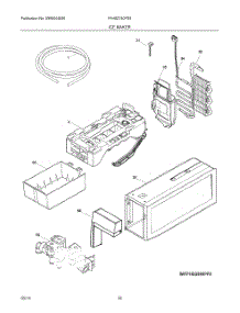 17 - Ice Maker parts for Frigidaire Refrigerator FFHB2740PS5 from AppliancePartsPros.com