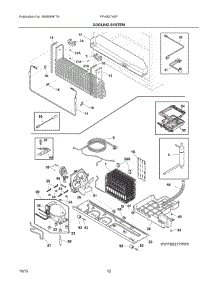 06 - Cooling System parts for Frigidaire Refrigerator FFHB2740PSAA from AppliancePartsPros.com