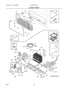 06 - Cooling System parts for Frigidaire Refrigerator FFHB2740PSEA from AppliancePartsPros.com