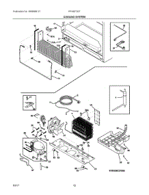 06 - Cooling System parts for Frigidaire Refrigerator FFHB2750TP0 from AppliancePartsPros.com