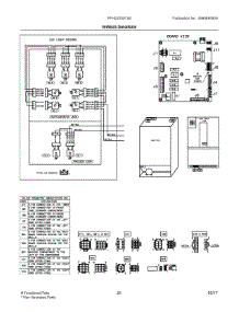 11 - Wiring Diagram parts for Frigidaire Refrigerator FFHD2250TS0 from AppliancePartsPros.com