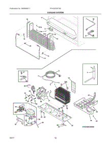 06 - Cooling System parts for Frigidaire Refrigerator FFHG2250TS0 from AppliancePartsPros.com