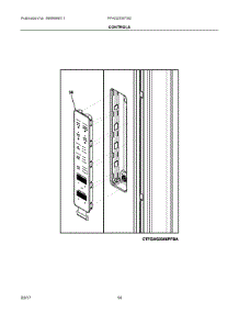 07 - Controls parts for Frigidaire Refrigerator FFHG2250TS0 from AppliancePartsPros.com