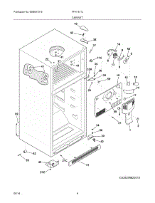 05 - Cabinet parts for Frigidaire Refrigerator FFHI1817LWA from AppliancePartsPros.com