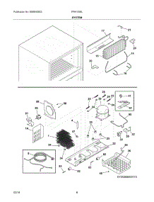 09 - System parts for Frigidaire Refrigerator FFHI1826LBA from AppliancePartsPros.com