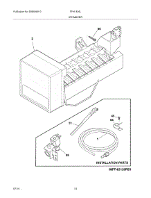 11 - Ice Maker parts for Frigidaire Refrigerator FFHI1826LBB from AppliancePartsPros.com
