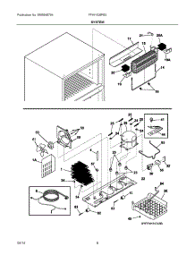 05 - System parts for Frigidaire Refrigerator FFHI1826PS3 from AppliancePartsPros.com
