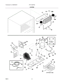 05 - System parts for Frigidaire Refrigerator FFHI1826PS4 from AppliancePartsPros.com
