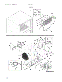 05 - System parts for Frigidaire Refrigerator FFHI1831QE4 from AppliancePartsPros.com
