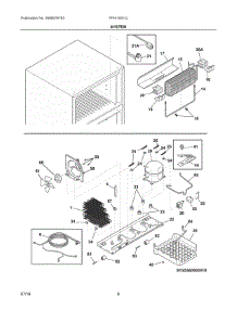05 - System parts for Frigidaire Refrigerator FFHI1831QP3 from AppliancePartsPros.com