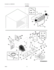 05 - System parts for Frigidaire Refrigerator FFHI1831QS0 from AppliancePartsPros.com