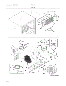 09 - System parts for Frigidaire Refrigerator FFHI2126PS4 from AppliancePartsPros.com