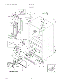 07 - Cabinet parts for Frigidaire Refrigerator FFHN2740PE1 from AppliancePartsPros.com