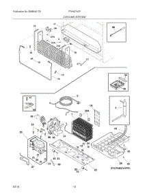 11 - Cooling System parts for Frigidaire Refrigerator FFHN2740PP1 from AppliancePartsPros.com