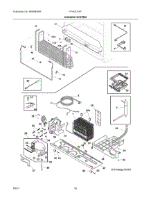 06 - Cooling System parts for Frigidaire Refrigerator FFHN2740PSCA from AppliancePartsPros.com