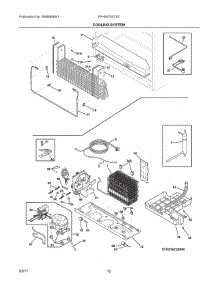 06 - Cooling System parts for Frigidaire Refrigerator FFHN2750TS0 from AppliancePartsPros.com