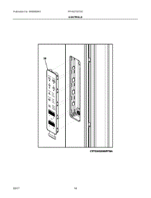 07 - Controls parts for Frigidaire Refrigerator FFHN2750TS0 from AppliancePartsPros.com