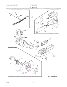 11 - Controls parts for Frigidaire Refrigerator FFHS2311LBD from AppliancePartsPros.com