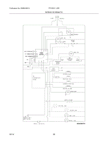 20 - Wiring Schematic parts for Frigidaire Refrigerator FFHS2311LBE from AppliancePartsPros.com