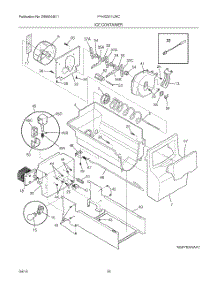 17 - Ice Container parts for Frigidaire Refrigerator FFHS2311LWC from AppliancePartsPros.com
