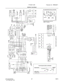 21 - Wiring Diagram parts for Frigidaire Refrigerator FFHS2311LWC from AppliancePartsPros.com