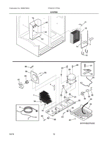 07 - System parts for Frigidaire Refrigerator FFHS2311PFBA from AppliancePartsPros.com