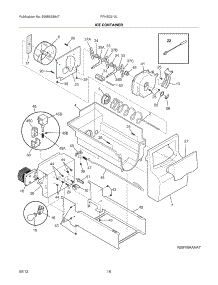 17 - Ice Container parts for Frigidaire Refrigerator FFHS2313LMB from AppliancePartsPros.com