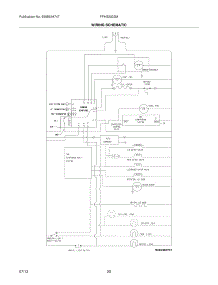 20 - Wiring Schematic parts for Frigidaire Refrigerator FFHS2322MS9 from AppliancePartsPros.com