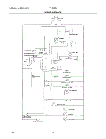 20 - Wiring Schematic parts for Frigidaire Refrigerator FFHS2322MWC from AppliancePartsPros.com