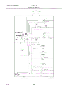 20 - Wiring Schematic parts for Frigidaire Refrigerator FFHS2611LBC from AppliancePartsPros.com