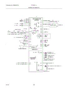 20 - Wiring Schematic parts for Frigidaire Refrigerator FFHS2611LBG from AppliancePartsPros.com