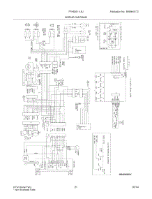 21 - Wiring Diagram parts for Frigidaire Refrigerator FFHS2611LBJ from AppliancePartsPros.com