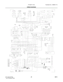 12 - Wiring Diagram parts for Frigidaire Refrigerator FFHS2611LBLA from AppliancePartsPros.com