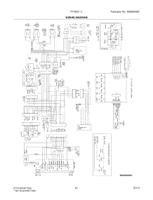 21 - Wiring Diagram parts for Frigidaire Refrigerator FFHS2611LWB from AppliancePartsPros.com