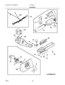 06 - Controls parts for Frigidaire Refrigerator FFHS2611LWLA from AppliancePartsPros.com
