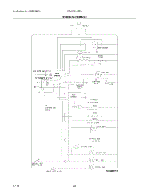20 - Wiring Schematic parts for Frigidaire Refrigerator FFHS2611PF4 from AppliancePartsPros.com
