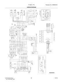 21 - Wiring Diagram parts for Frigidaire Refrigerator FFHS2611PF4 from AppliancePartsPros.com