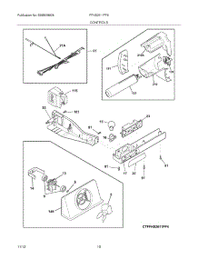 11 - Controls parts for Frigidaire Refrigerator FFHS2611PF6 from AppliancePartsPros.com