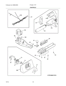 11 - Controls parts for Frigidaire Refrigerator FFHS2611PF7 from AppliancePartsPros.com
