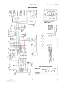 21 - Wiring Diagram parts for Frigidaire Refrigerator FFHS2611PF7 from AppliancePartsPros.com