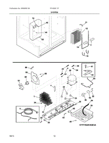 07 - System parts for Frigidaire Refrigerator FFHS2611PFCA from AppliancePartsPros.com