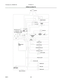11 - Wiring Schematic parts for Frigidaire Refrigerator FFHS2611PFDA from AppliancePartsPros.com