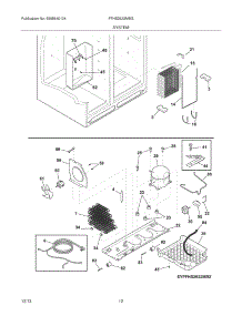 13 - System parts for Frigidaire Refrigerator FFHS2622MBG from AppliancePartsPros.com