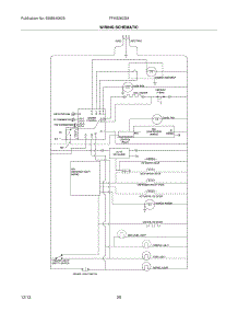 20 - Wiring Schematic parts for Frigidaire Refrigerator FFHS2622MBH from AppliancePartsPros.com