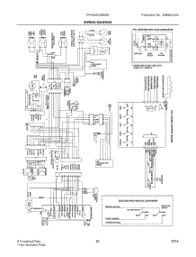 12 - Wiring Diagram parts for Frigidaire Refrigerator FFHS2622MBMA from AppliancePartsPros.com