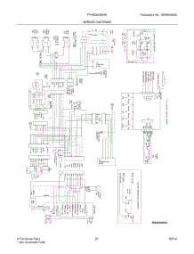 21 - Wiring Diagram parts for Frigidaire Refrigerator FFHS2622MHE from AppliancePartsPros.com